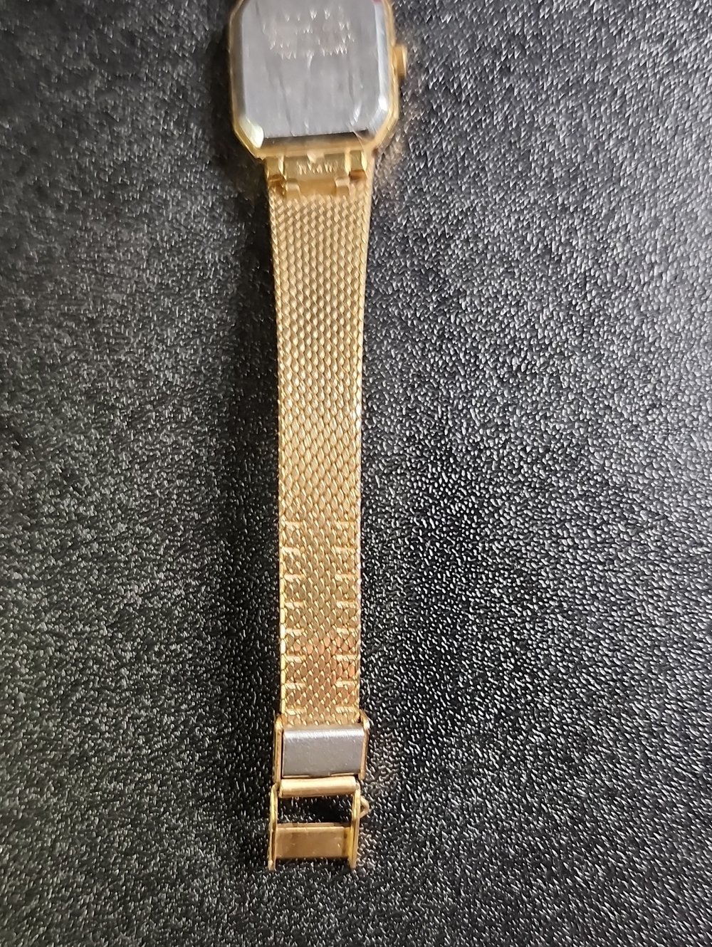 Seiko Gold-Tone Rectangular Watch - Picture 6 of 7